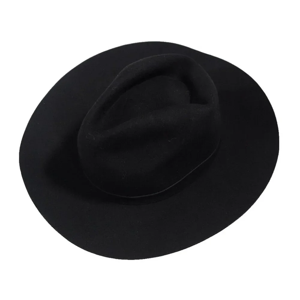 Lack of Color The Grove Wool Felt in‎ Black Large (59cm) - New